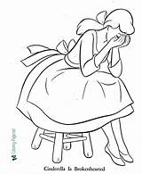 Cinderella sketch template