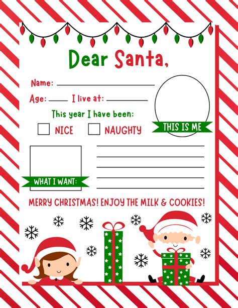 printable letters  santa templates prudent penny pincher
