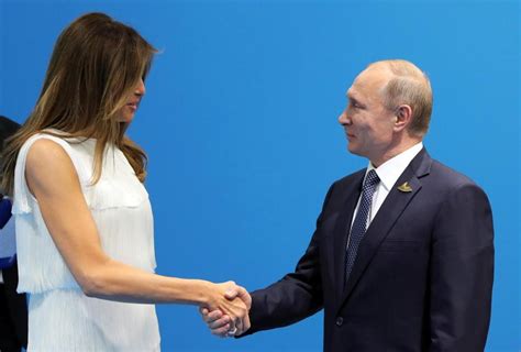 first lady makes cameo appearance at trump putin meeting