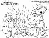 Summer Coloring Pages Sprinkler Printable Kids Worse Mantra Cholera Fun Than Mayhem Choose Board sketch template