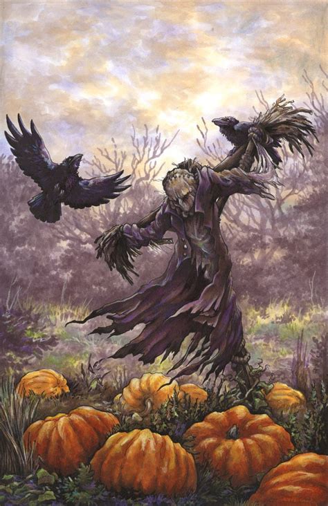 Dark Scarecrow By On Deviantart Halloween