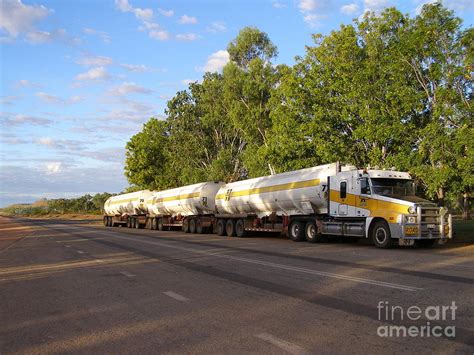 fuel roadtrain delivers  cape crawford carpentaria highway
