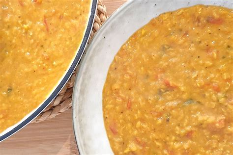easy creamy coconut  red lentil dhal curry recipe recipe cart