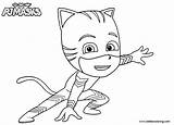 Catboy Coloring Pages Printable Lineart Adults Kids sketch template