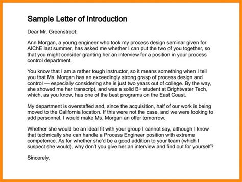 write  letter  introduction   job lettering