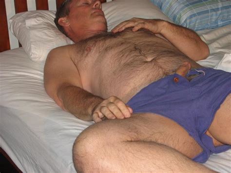 dad sleeping nude