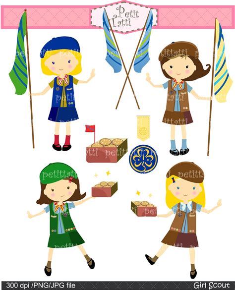 clipart girl guides