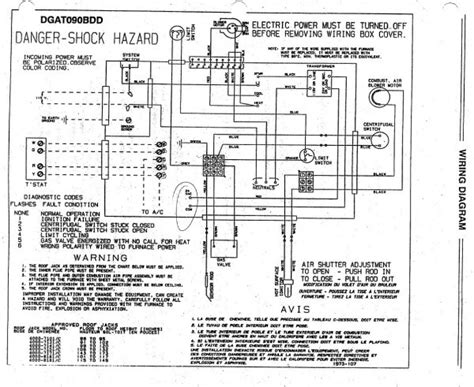coleman furnace wiring diagram