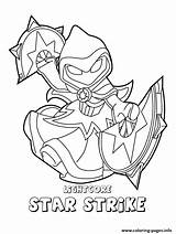 Strike Coloring Skylanders Pages Force Star Swap Lightcore Magic Printable sketch template
