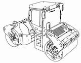 Roller Tandem Articulated Vibratory Wecoloringpage sketch template