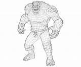 Croc Killer Batman Arkham City Coloring Pages Head Ability Weapon Another Concept Printable sketch template
