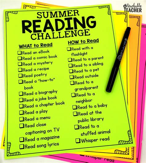 summer reading challenge summer reading lists reading lists