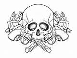 Coloring Pages Skulls Adult Popular sketch template