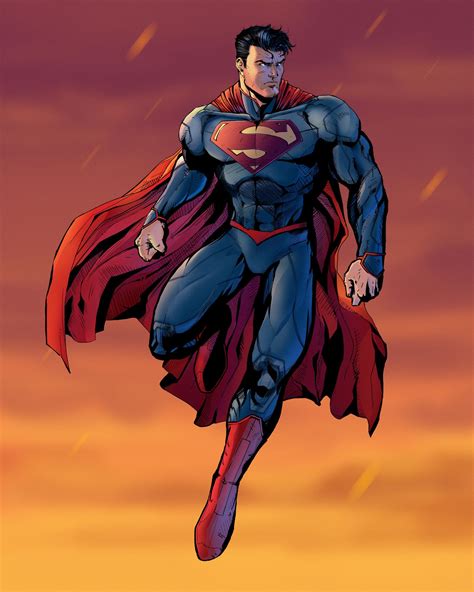 superman fanart  heartofthesunrise superman art superman comic