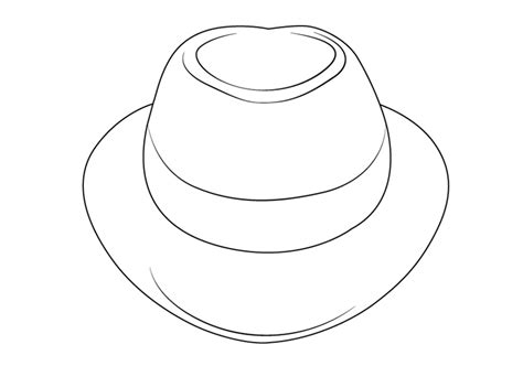 draw  hat  easy steps  draw  hat howto