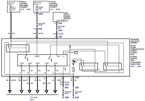 windshield wiper motor wiring diagram ford pictures faceitsaloncom