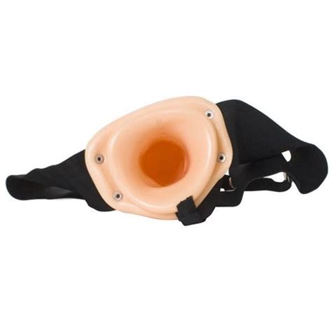 Fetish Fantasy 10 Hollow Strap On Flesh Sex Toys At