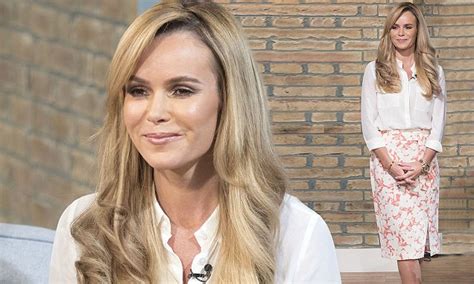 amanda holden films this morning in a white blouse and floral patterned skirt daily mail online