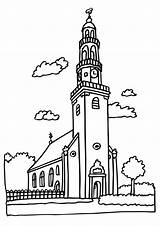 Kerk Grote sketch template