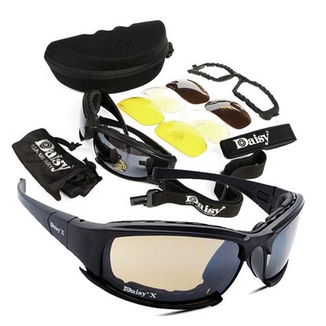 Daisy X7 C5 Tactical Polarized Glasses Men Outdoor Hunting Goggles