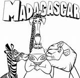 Madagascar Coloring Pages Fun Kids sketch template