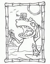 Coloring Reptar Pages Popular Coloringhome sketch template