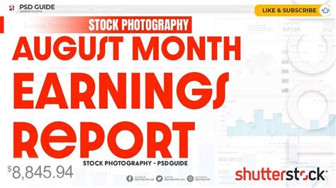 shutterstock august month earning   unexpected august
