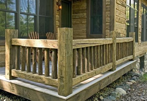 pin  christina ostrander  front porch porch railing designs wood deck railing deck