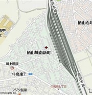 Image result for 楢山城南新町. Size: 180 x 185. Source: www.mapion.co.jp