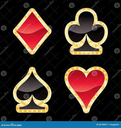 card symbols stock image image