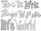 Coloring Pages Life Quotes Quotesgram sketch template