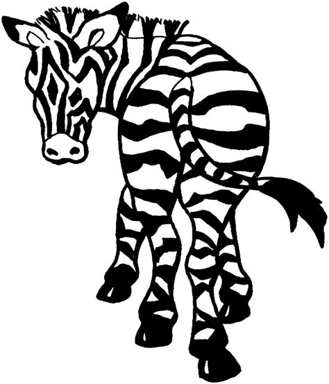 zebra coloring pages  kids animal place