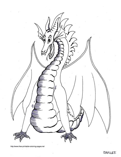 blog creation  printable animal dragon coloring pages