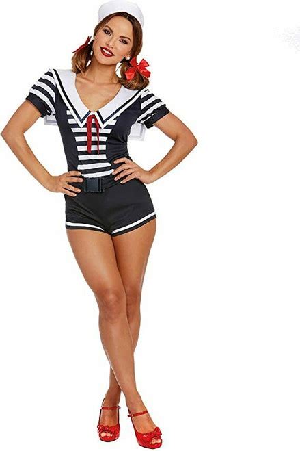 Dreamgirl Sea Side Sailor Girl Sexy Pinup Adult Womens Halloween
