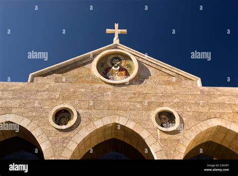 deir al kalaa monastery   fortress beit mery metn mount lebanon lebanon stock photo