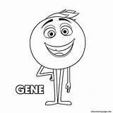Emoji Coloring Gene Movie Pages Colorear Pelicula Dibujos La Kleurplaat Smiley Printable Kids Fun Info Genne Ausmalbilder sketch template