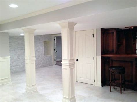 top   basement pole ideas downstairs column cover designs