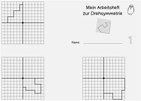 drehsymmetrie arbeitsheft arbeitsblaetter mathe