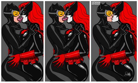 rule 34 2girls batman series batwoman bodysuit breast