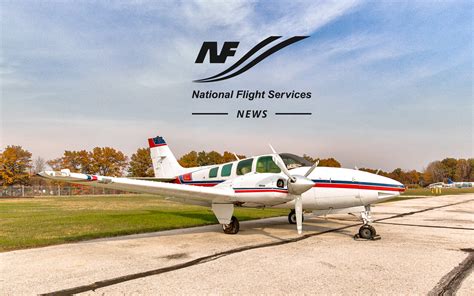 nfs   beech baron    federal aeronautic institute national flight services