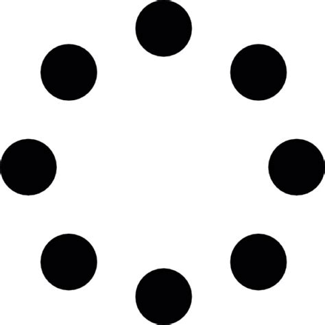 small circles forming  circle icons