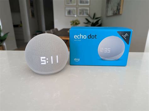 review amazons echo dot  clock   gen smart speaker