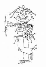 Halloween Scarecrow Stamps Digi Choose Board Coloring sketch template