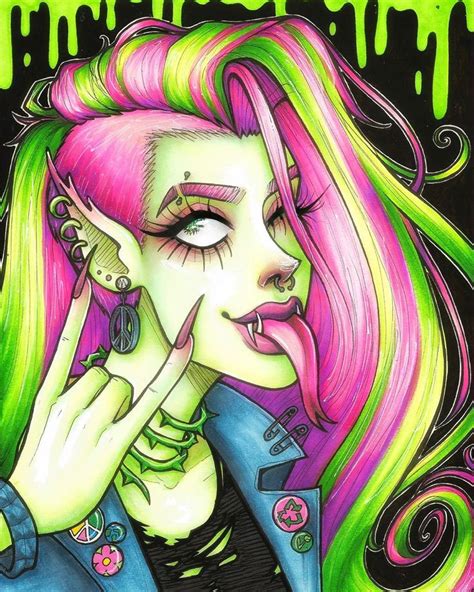 rosetintedjasmine “continuing with the monster high characters here