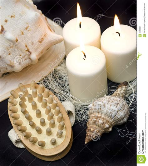 sea spa stock image image  composition health candles