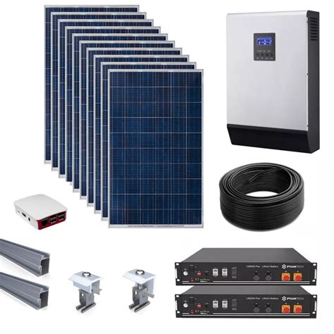 gridhybrid lithium ion solar kit kw ga solar shop