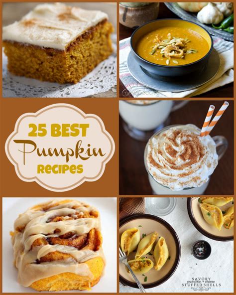 25 delicious pumpkin recipes