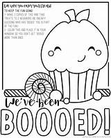 Booed Been Printable Ve Halloween Youve Dorkydoodles Treats Printables Fun Around Boo Tradition sketch template
