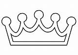 Crown Coloring Pages Large sketch template