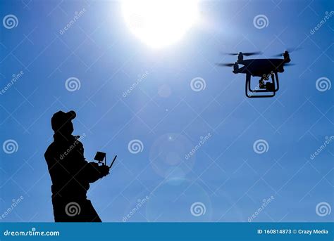 drone pilot drone flight test  training stock image image  certificate applied